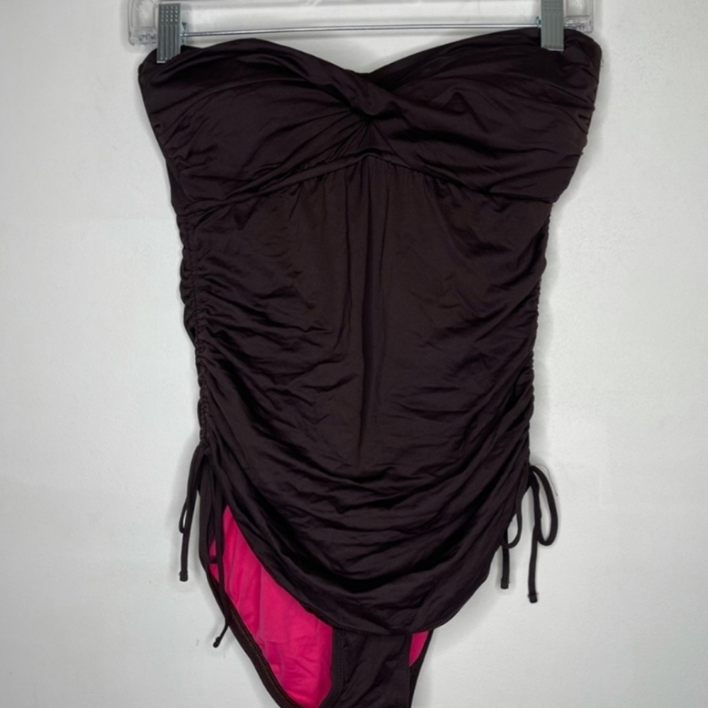 La Blanca 12 Strapless One apiece Swimsuit